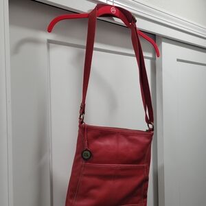 The Sak Red Leather Crossbody Bag